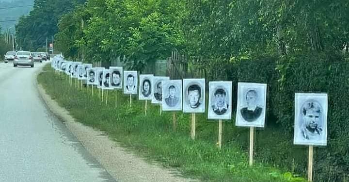 Овако данас изгледа пут који води од Братунца према Поточарима