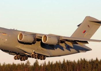 Приштина: примећена активност британског вт Boeing C-17A Globemaster III на релацији Велика Британија-Косово (Р.Србија)